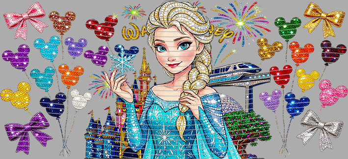 16oz Disney style-D-3509
